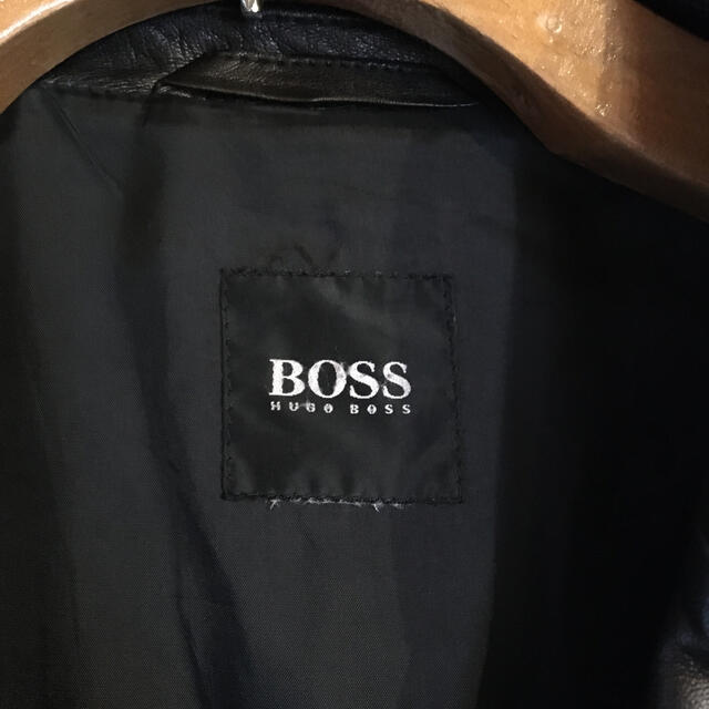 HUGO BOSS ラムレザージャケット　定価18万円　値段交渉可能