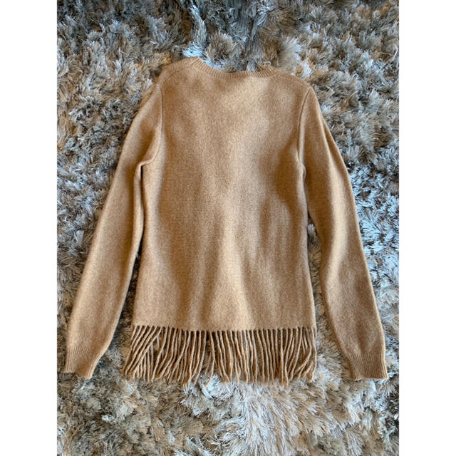 maxmara 希少 キャメル100 フリンジスカート ウール 白タグ - agedor.ma