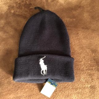 ポロラルフローレン(POLO RALPH LAUREN)の新品 POLO RALPHLAUREN ニット帽 (ニット帽/ビーニー)