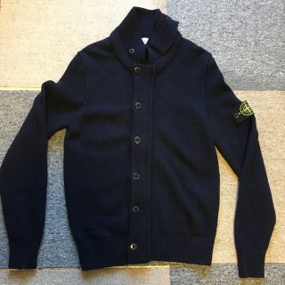 ストーンアイランド(STONE ISLAND)の美品　ストーンアイランド ジップニットジャケット(ニット/セーター)