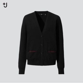 ジルサンダー(Jil Sander)の【新品未使用】ユニクロ ジルサンダー 黒 カーディガン M(カーディガン)