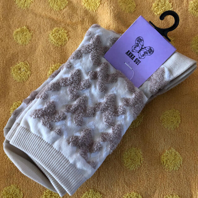 ANNA SUI(アナスイ)のアナスイ　靴下　お花モチーフbe レディースのレッグウェア(ソックス)の商品写真