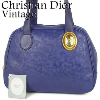 クリスチャンディオール(Christian Dior)のクリスチャン ディオール ヴィンテージ CDロゴ レザー ハンド バッグ(ハンドバッグ)