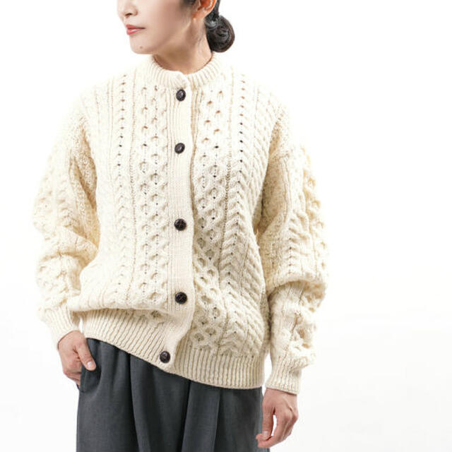 aran woollen mills カーディガン