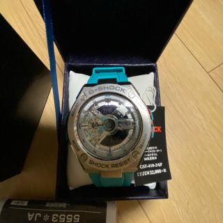 ジーショック(G-SHOCK)のカシオ　G-SHOCK GST-410 -2AJF  グリーン　緑　完動品　美品(腕時計(デジタル))