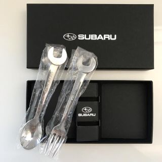 スバル(スバル)の【新品】SUBARU スプーン&フォークセット(カトラリー/箸)