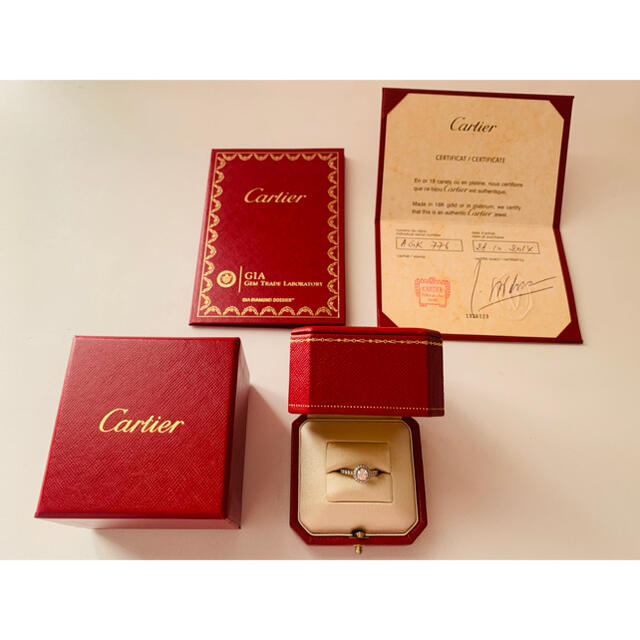 カルティエ Cartier デスティネ リング ダイヤモンド 0.52ct