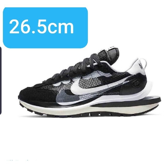 スニーカー Nike x sacai ヴェイパーワッフル Black and White