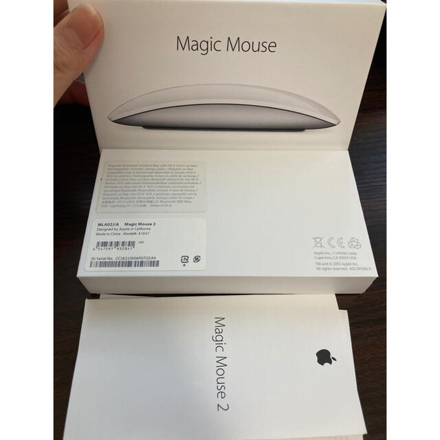 Mac (Apple)(マック)のmagic mouse 2 スマホ/家電/カメラのPC/タブレット(PC周辺機器)の商品写真