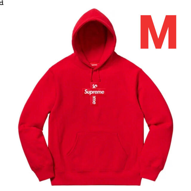 Supreme Cross Box Logo Hooded Sweatshirt