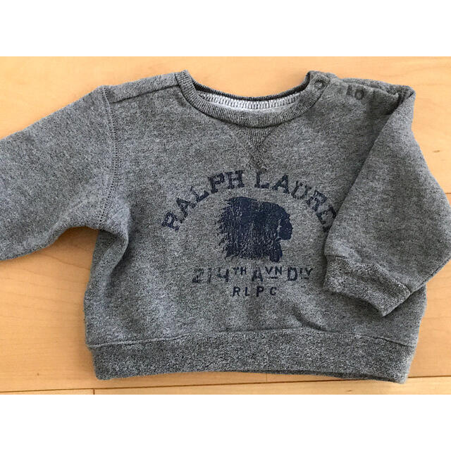 Ralph Lauren(ラルフローレン)のラルフローレン ベビートレーナー 60cm キッズ/ベビー/マタニティのベビー服(~85cm)(トレーナー)の商品写真