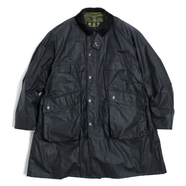 20AW 新品 KAPTAIN SUNSHINE Barbour ネイビー 38