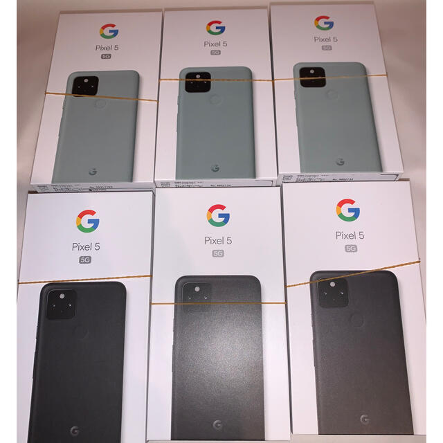 Google pixel 5 128GB SIMロック解除済み　6台セット