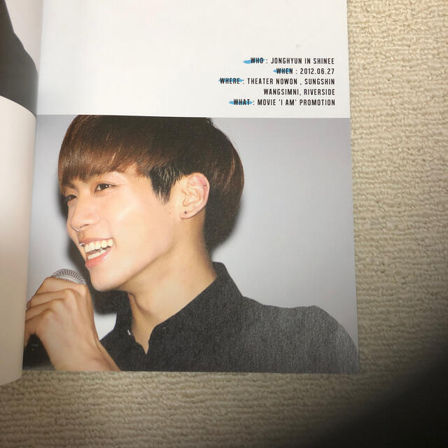 SHINee(シャイニー)のSHINee ジョンヒョン　ペンカフェ   写真集 エンタメ/ホビーのタレントグッズ(アイドルグッズ)の商品写真