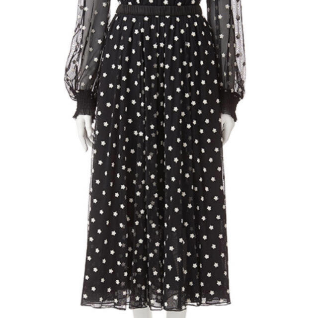 COCO DEAL(ココディール)のCOCO DEAL♡フラワー刺繍ギャザースカート レディースのスカート(ロングスカート)の商品写真