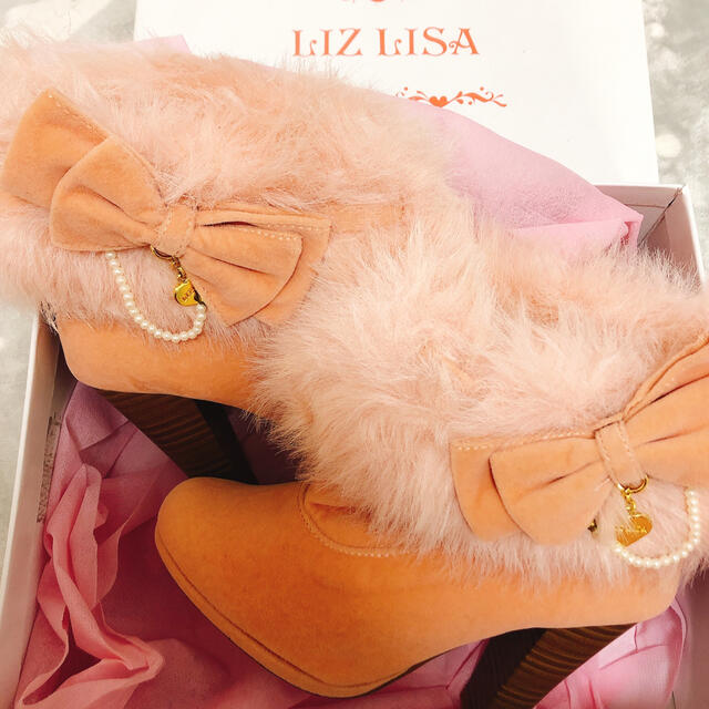 LIZ LISA - LIZ LISA ショートブーツ ピンクの通販 by なつみ's shop ...