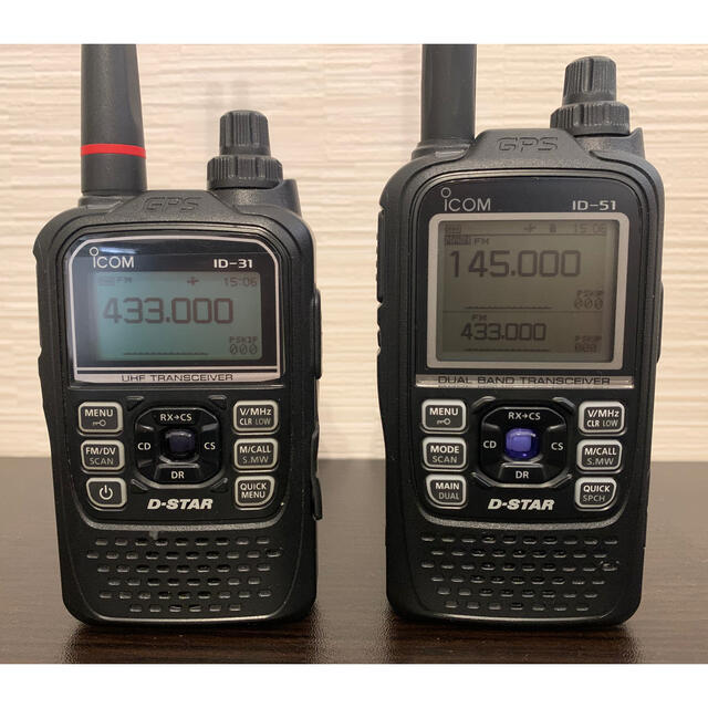 安いそれに目立つ アイコム ハンディ機 ID-31PLUS/ID-51PLUS2 セット