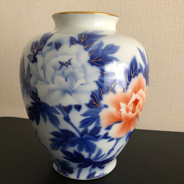 深川製磁 牡丹に雀絵図花瓶 - www.top4all.pl