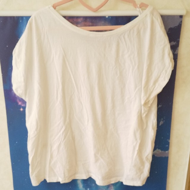 ZARA(ザラ)のZARA ゆったりTシャツ  ホワイト レディースのトップス(Tシャツ(半袖/袖なし))の商品写真