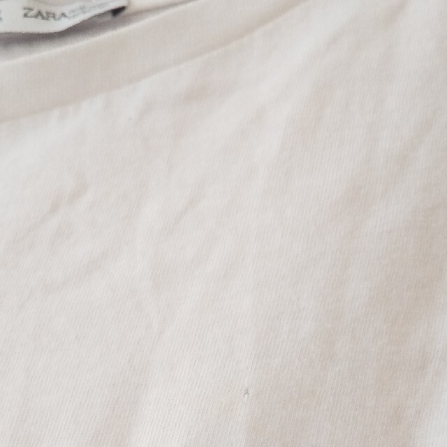 ZARA(ザラ)のZARA ゆったりTシャツ  ホワイト レディースのトップス(Tシャツ(半袖/袖なし))の商品写真