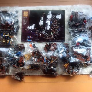 新品未使用】レゴ互換ブロック⭐️シーカウ号⭐️ロボひげ海牛海賊船の