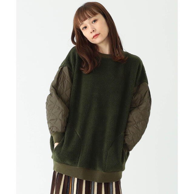 CAROLINA GLASER - CAROLINA GLASER 袖キルティングプルオーバーの通販