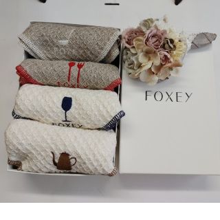 フォクシー(FOXEY)のリーフ様ご専用☆新品未使用☆FOXEYキッチンクロス(その他)