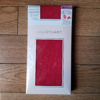 ジルスチュアート(JILLSTUART)の【新品】JILL STUART タイツ　赤　M~Lサイズ(タイツ/ストッキング)