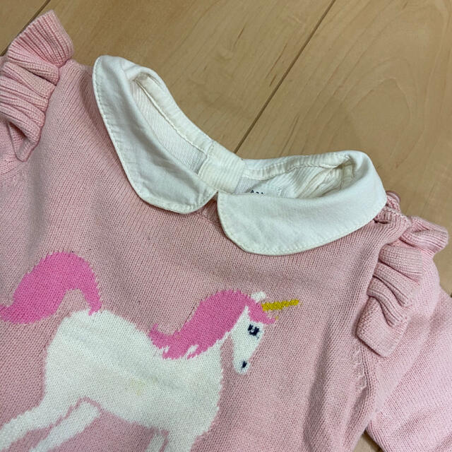 babyGAP(ベビーギャップ)の【即日発送】baby gap 白トップス 　70 キッズ/ベビー/マタニティのベビー服(~85cm)(シャツ/カットソー)の商品写真