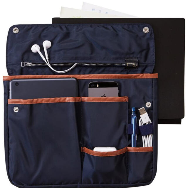 コクヨ(コクヨ)のコクヨ バッグインバッグ インナーバッグ BizrAck B5 ネイビー  メンズのバッグ(ビジネスバッグ)の商品写真