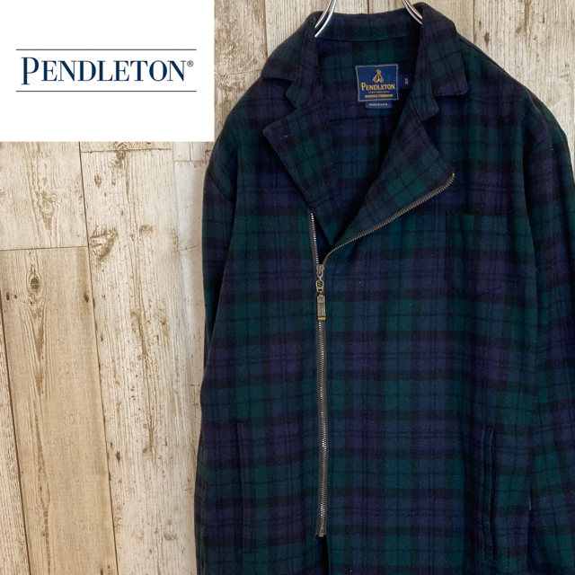 PENDLETON(ペンドルトン)のペンドルトン USA ライダース使用 グリーン チェックシャツ メンズのトップス(シャツ)の商品写真