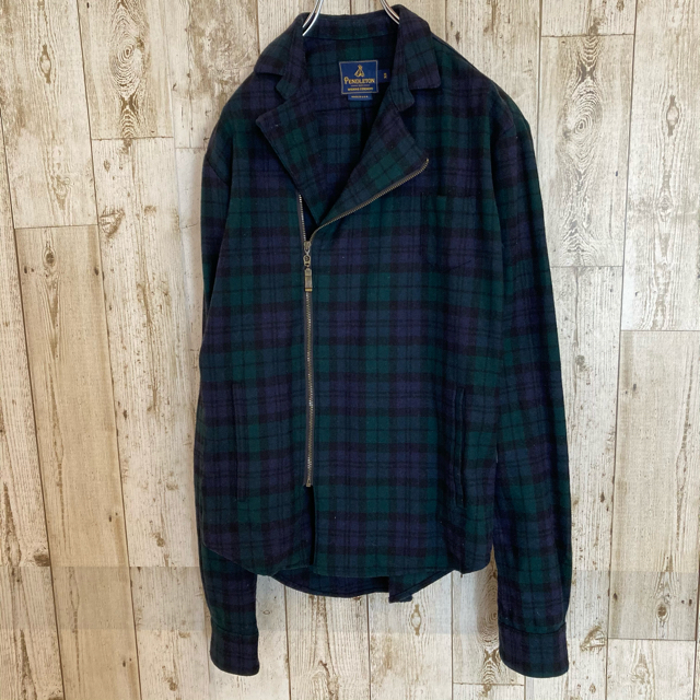 PENDLETON(ペンドルトン)のペンドルトン USA ライダース使用 グリーン チェックシャツ メンズのトップス(シャツ)の商品写真