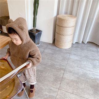 コドモビームス(こども ビームス)の韓国子供服　くまちゃんモコモコボア(ジャケット/上着)