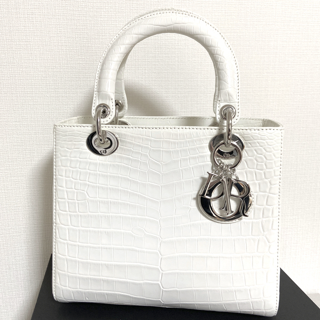 Dior(ディオール)のDior♡レディディオール クロコ《あーたん様専用》 レディースのバッグ(ショルダーバッグ)の商品写真