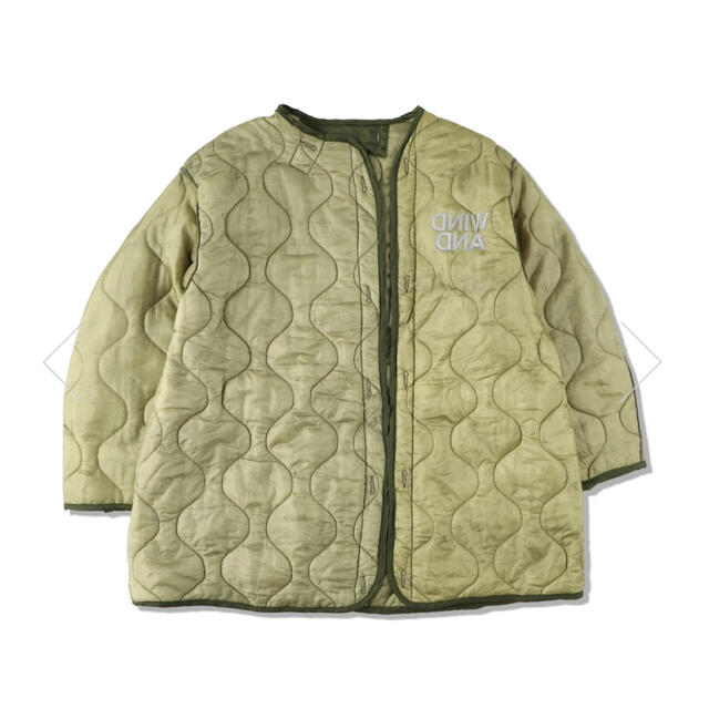 Wind and sea QUILTING LINER JACKET olive - ナイロンジャケット