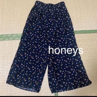 ハニーズ(HONEYS)のハニーズ系列COLZA小花柄ワイドパンツ(ロングスカート)