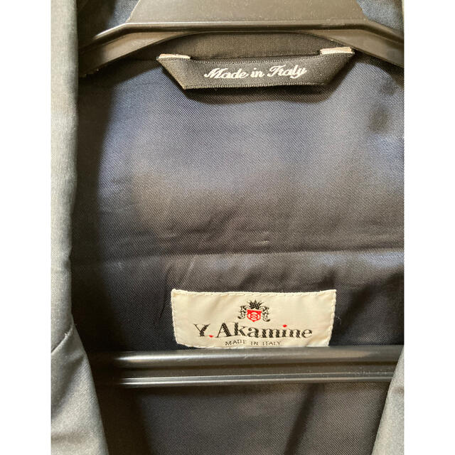 SHIPS(シップス)のY.Akamine SHIPS別注ステンカラーコート　ネイビー メンズのジャケット/アウター(ステンカラーコート)の商品写真
