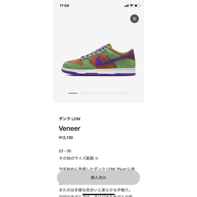 NIKE DUNK LOW “VENEER” ナイキ ダンク ロー  ベニヤ