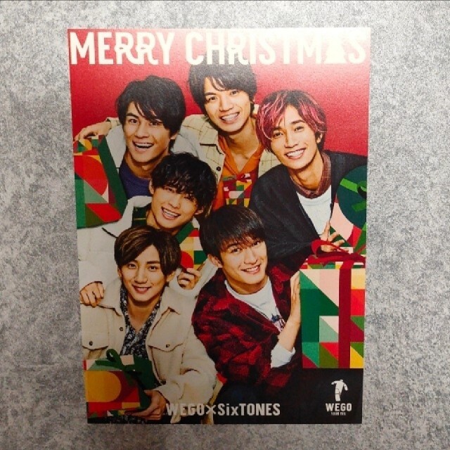 SixTONES  WEGOクリスマスカード エンタメ/ホビーのタレントグッズ(アイドルグッズ)の商品写真