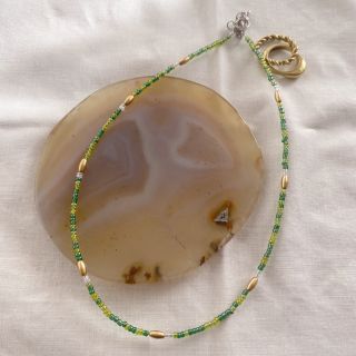 ビューティアンドユースユナイテッドアローズ(BEAUTY&YOUTH UNITED ARROWS)の［LIMITED SALE］green beads necklace(ネックレス)
