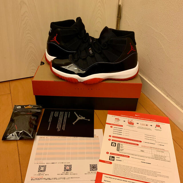 NIKE AIR JORDAN 11 RETRO BRED 28cm 新品スニーカー