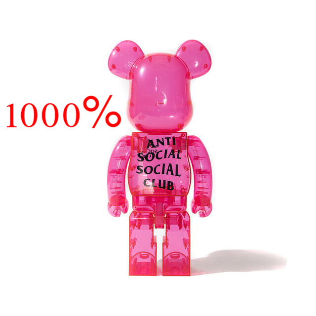 BE@RBRICK ANTI SOCIAL SOCIAL CLUB 1000%