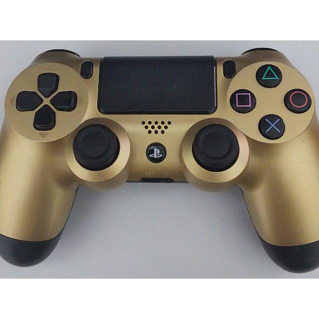 【PS4コントローラー純正】DUALSHOCK4 ゴールド★整備品★