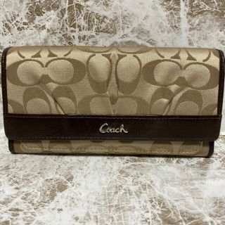 コーチ(COACH)のコーチ COACH 長財布 三つ折り アシュレイ アシュリー　シグネチャー(財布)