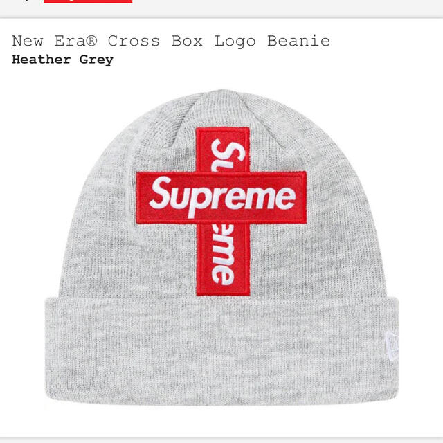 supreme New Era Cross Box Logo Beanieメンズ