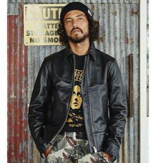 HYSTERIC GLAMOUR - ヒステリックグラマー ホースレザー シングル ...