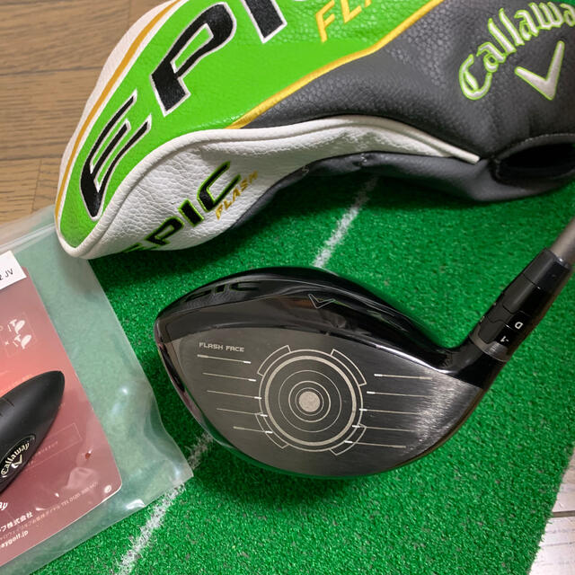 Callaway(キャロウェイ)のキャロウェイ EPIC FLASH エピック フラッシュ ドライバー 付属品完備 スポーツ/アウトドアのゴルフ(クラブ)の商品写真