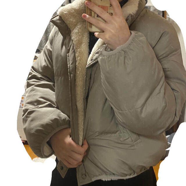 KBF(ケービーエフ)のKBF♡リバーシブルダウンジャケット レディースのジャケット/アウター(ダウンジャケット)の商品写真