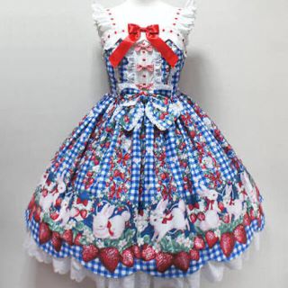 アンジェリックプリティー(Angelic Pretty)のRibbon Berry Bunnyコーデセット♡(ひざ丈ワンピース)