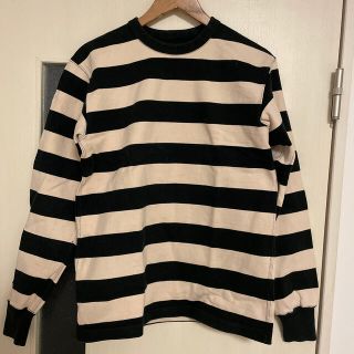 ウエストライド(WESTRIDE)のWEST RIDE ボーダー　ロングスリーブシャツ　size40(L)(Tシャツ/カットソー(七分/長袖))